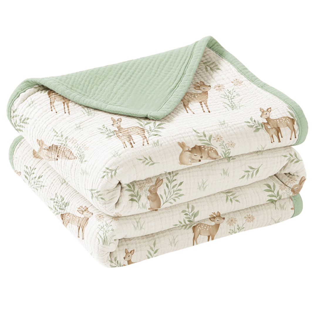 Konssy Muslin Baby Blankets for Girls Boys