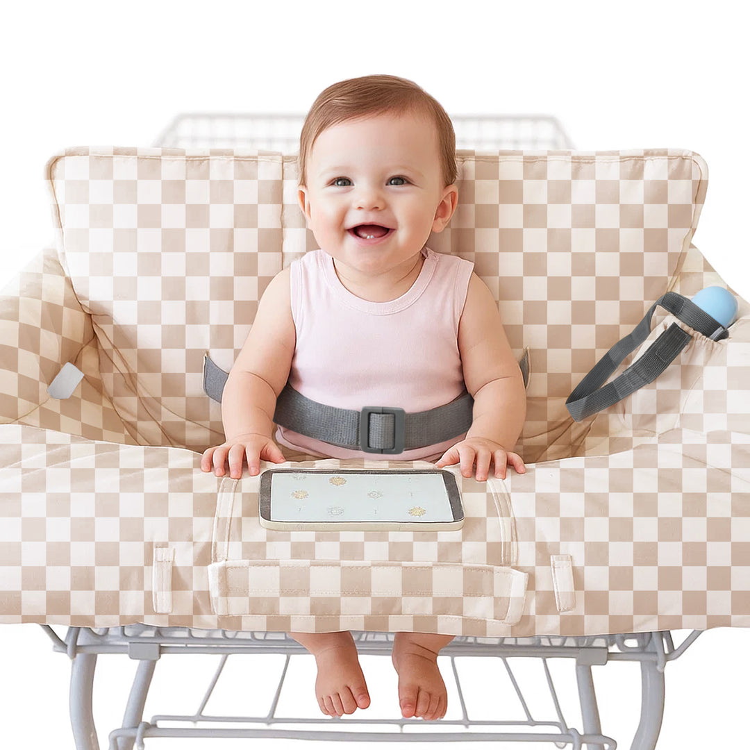 Konssy Cotton Shopping Cart Cover for Baby
