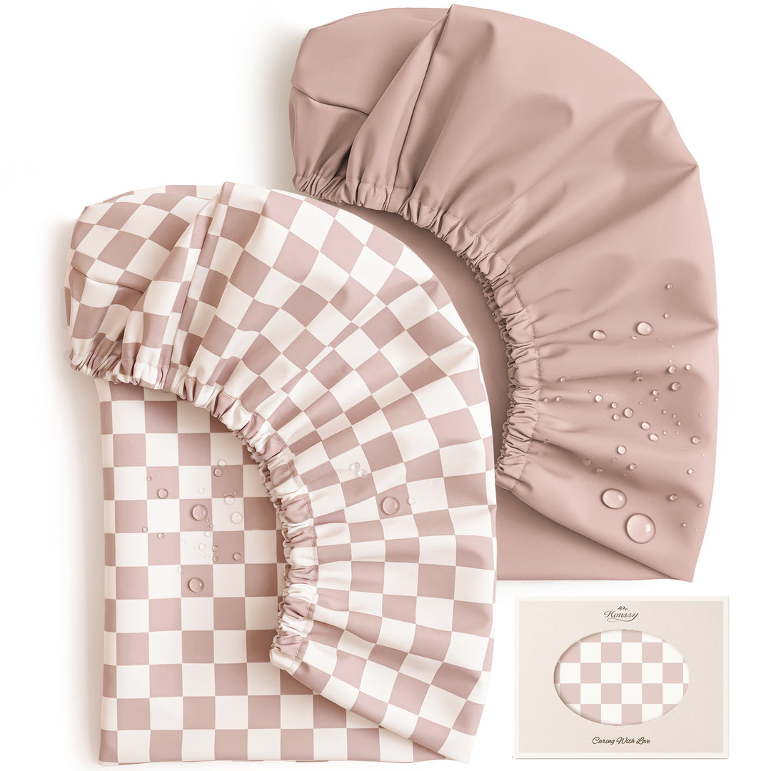 Konssy Waterproof Changing Pad Covers 2 Pack