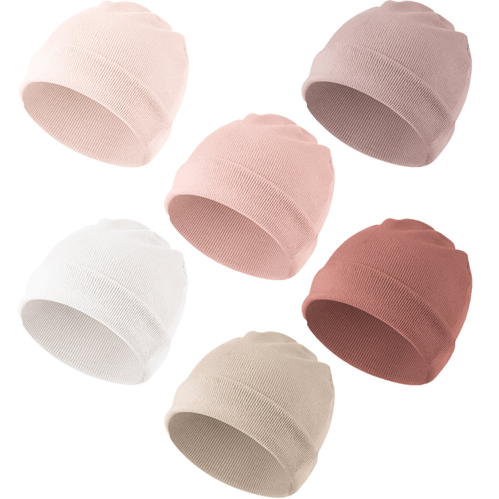 Baby Beanie Hats 6 Pack