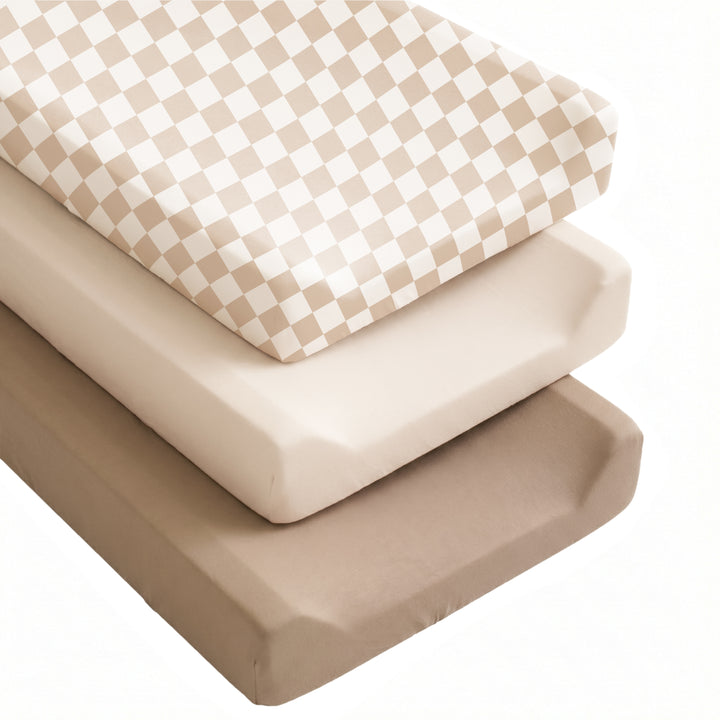 Konssy Silky Soft Changing Pad Cover 3 Pack