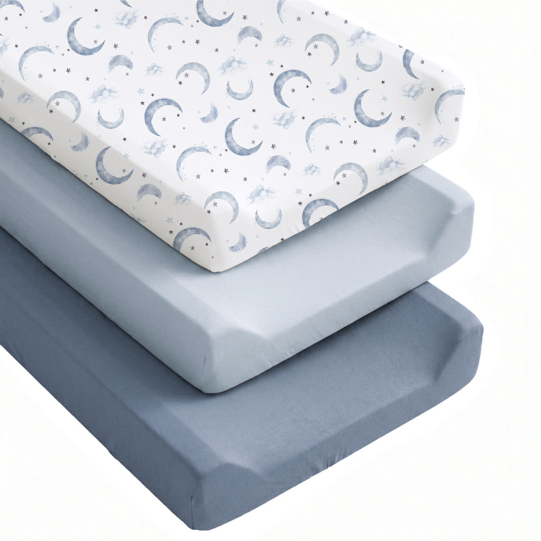 Konssy Silky Soft Changing Pad Cover 3 Pack