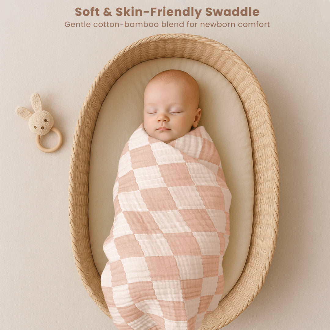 Konssy Baby Blankets for Girls Boys, Crib Blanket for Baby Infant Toddler, Super Soft and Lightweight Nursery Blankets