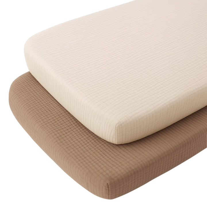 Baby Fitted Bassinet Sheets 2 Pack