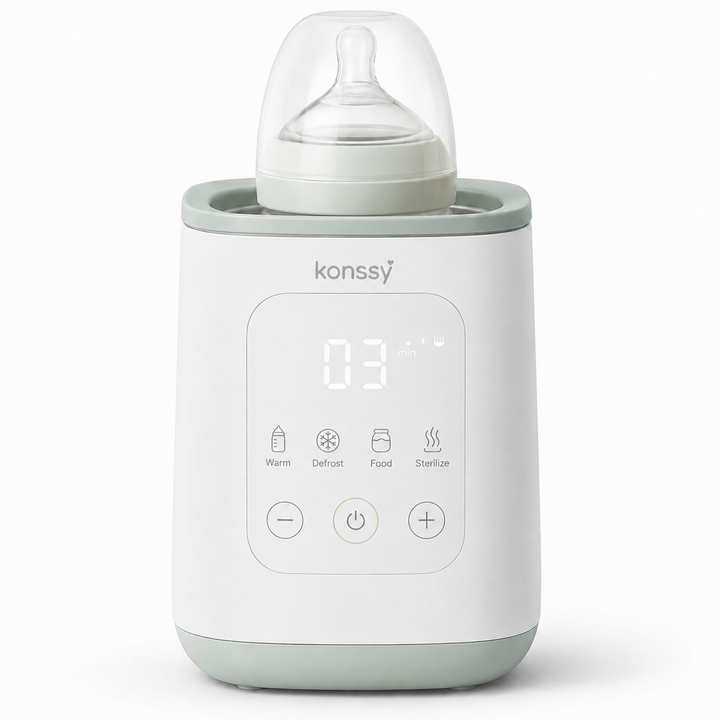 Konssy Baby Bottle Warmer, 4-in-1 Milk Warmer and Sterilizer for Breastmilk