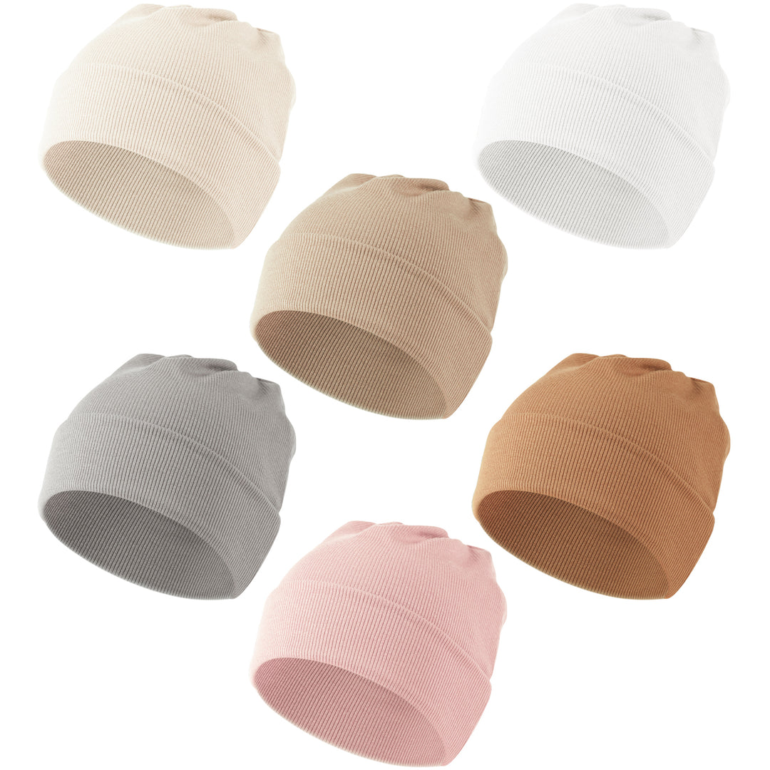 Baby Beanie Hats 6 Pack