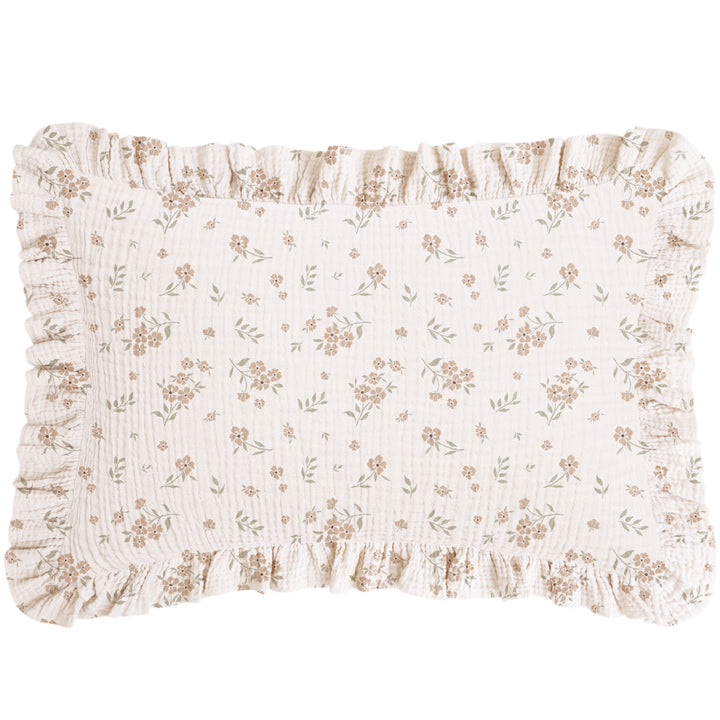 Konssy Flounce Muslin Toddler Pillowcase