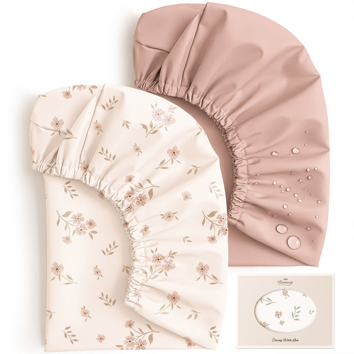 Konssy Waterproof Changing Pad Covers 2 Pack