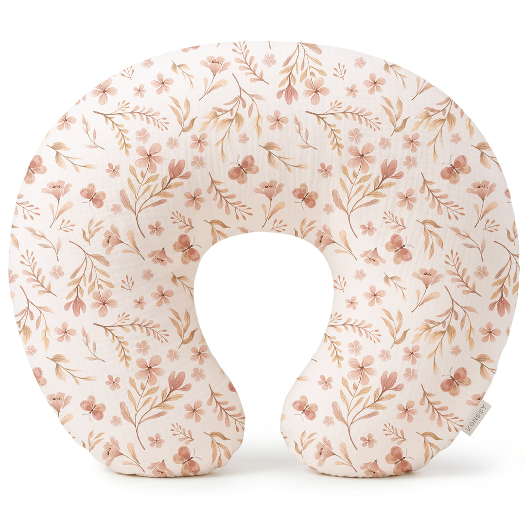 Konssy Muslin Nursing Pillow Covers, Soft Cover for Breastfeeding Pillows