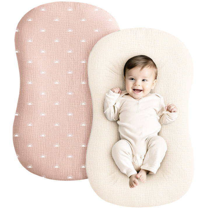 Muslin Baby Lounger Cover 2 Pack