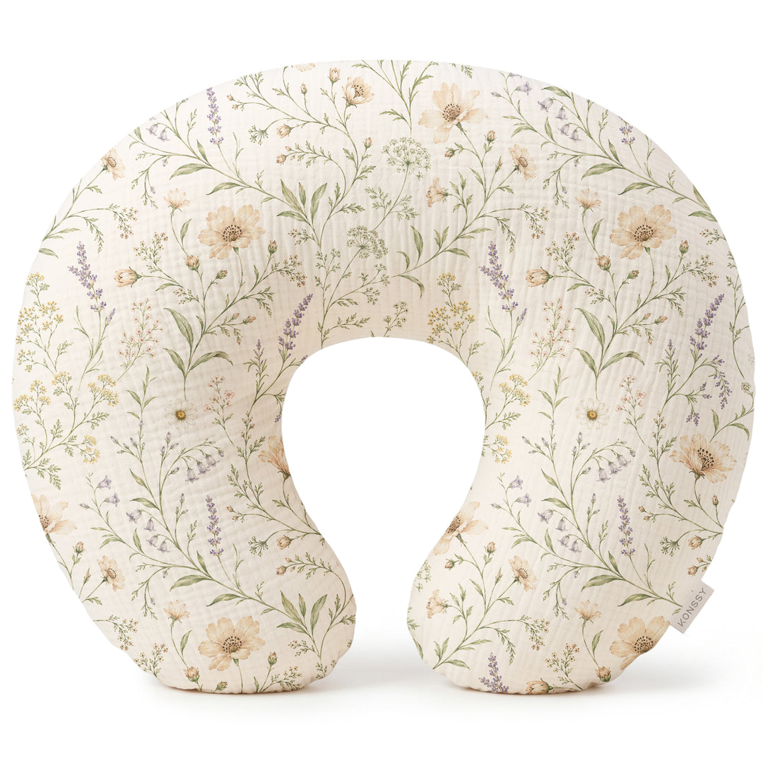 Konssy Muslin Nursing Pillow Covers, Soft Cover for Breastfeeding Pillows