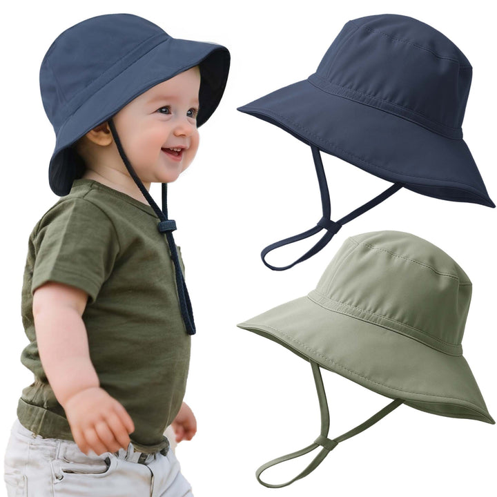 Konssy Baby Sun Hat 2 Pack,
