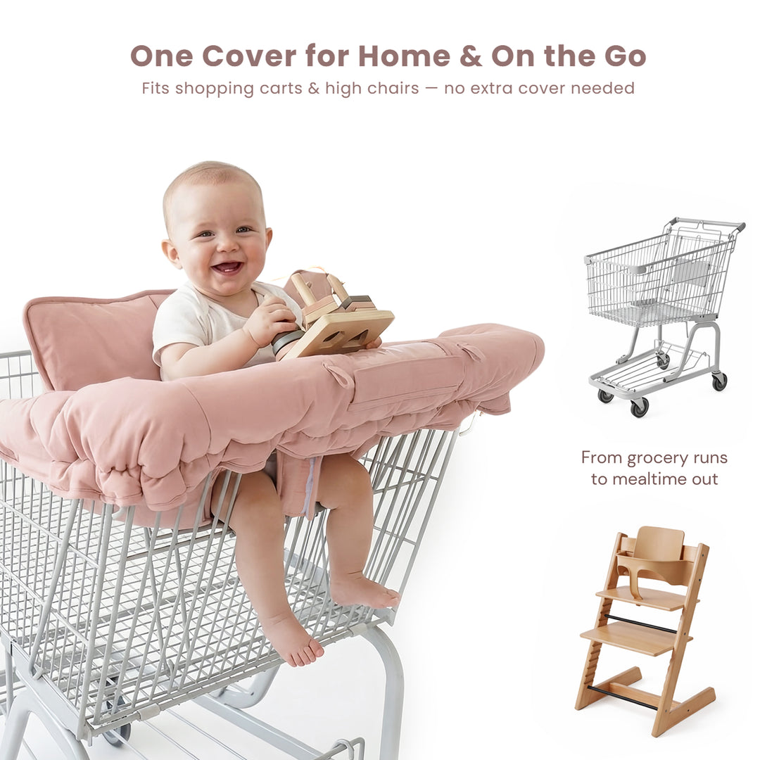 Konssy Cotton Shopping Cart Cover for Baby