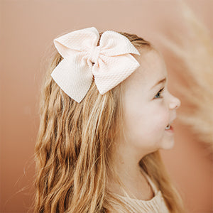 Prohouse 30 Pcs Waffle Hair Bows for Baby Girls with Alligator Clips - product details 6