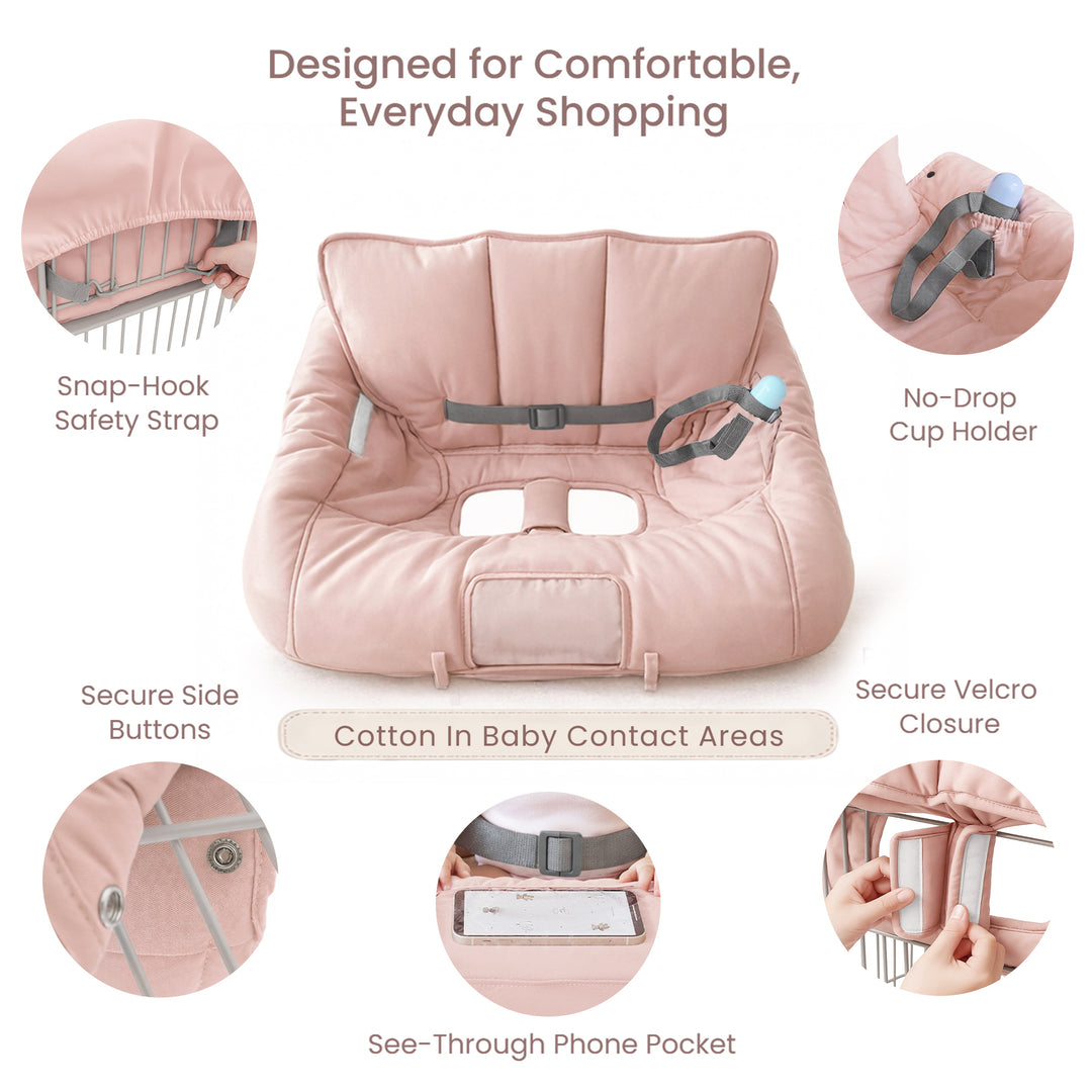 Konssy Cotton Shopping Cart Cover for Baby