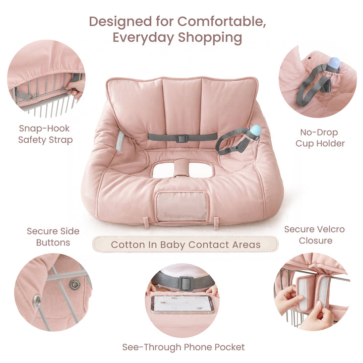 Konssy Cotton Shopping Cart Cover for Baby