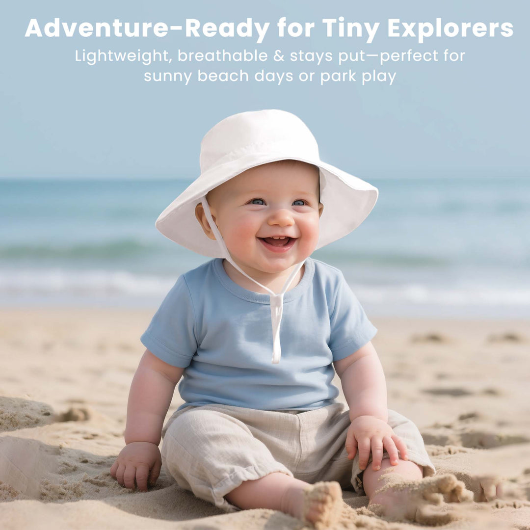 Konssy Baby Sun Hat 2 Pack,