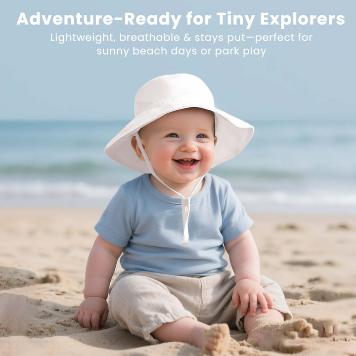 Konssy Baby Sun Hat 2 Pack,