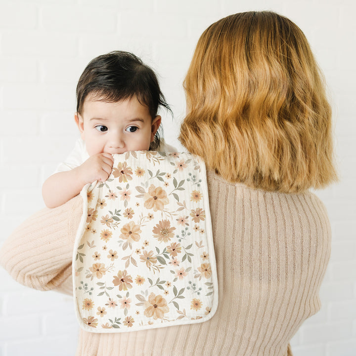 Konssy 6-Pack Muslin Baby Burp Cloths