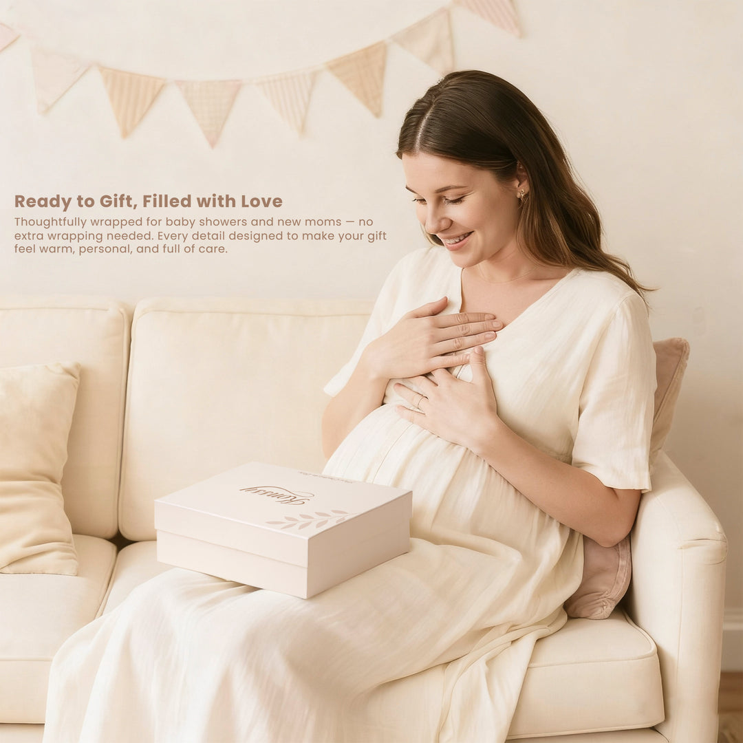 Konssy Baby Shower Gifts, Baby Girl Newborn Essentials Set, Gender Reveal Gifts