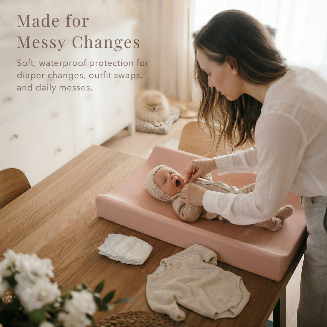 Konssy Waterproof Changing Pad Covers 2 Pack