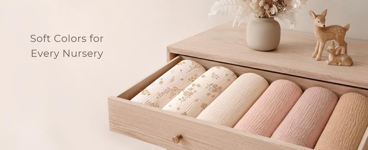 Konssy 2-Pack 100% Cotton Muslin Nursing Pillow Covers, Soft Cover for Baby - product details 5