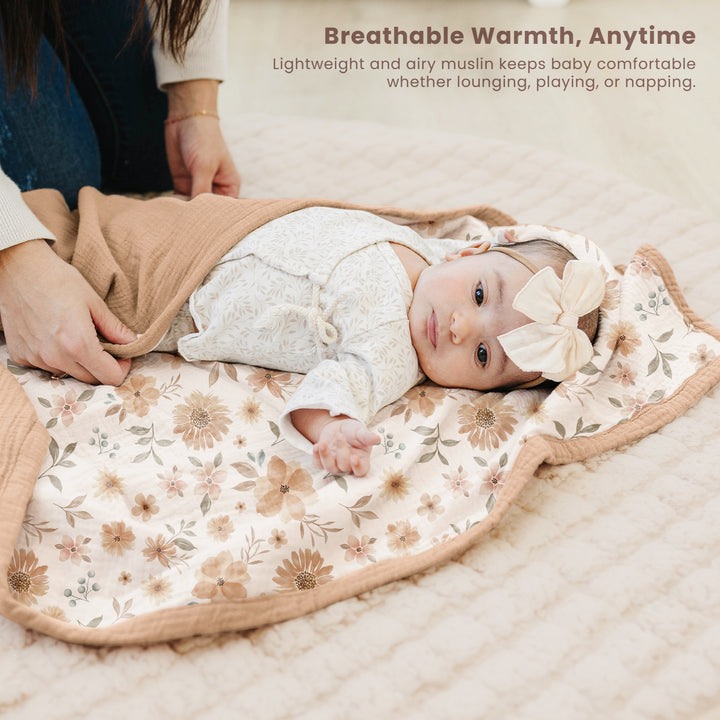 Konssy Muslin Baby Blankets for Girls Boys