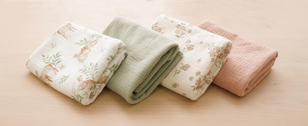 Konssy 2 Pack Waterproof Muslin Portable Changing Pad, Diaper Changing Mat - product details 9