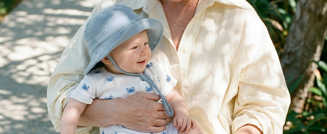 Konssy Muslin Baby Boy Sun Hat 2-Pack, Infant Sun Hat with Wide Brim, UPF 50+ Baby Beach Hat for 0-6 Months - product details 7