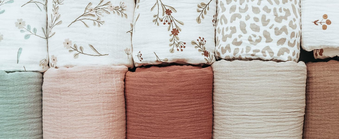Konssy Muslin Swaddle Blankets, 100% Cotton Receiving Blankets, 47"x 47" - product details 9