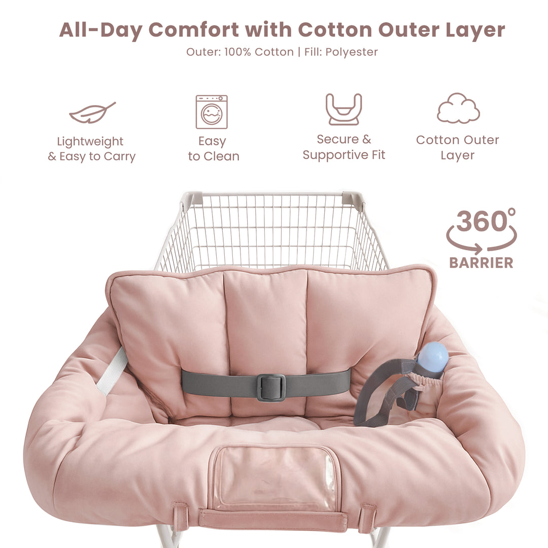 Konssy Cotton Shopping Cart Cover for Baby