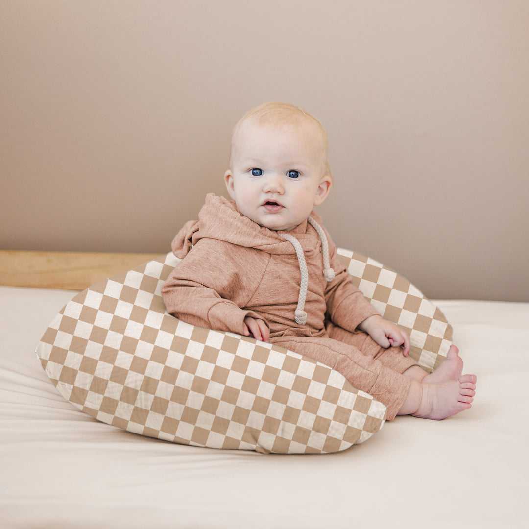 Konssy Muslin Nursing Pillow Covers, 100% Cotton Soft & Adorable Covers for Breastfeeding Pillows, Slipcovers for Newborn Baby Boys & Girls