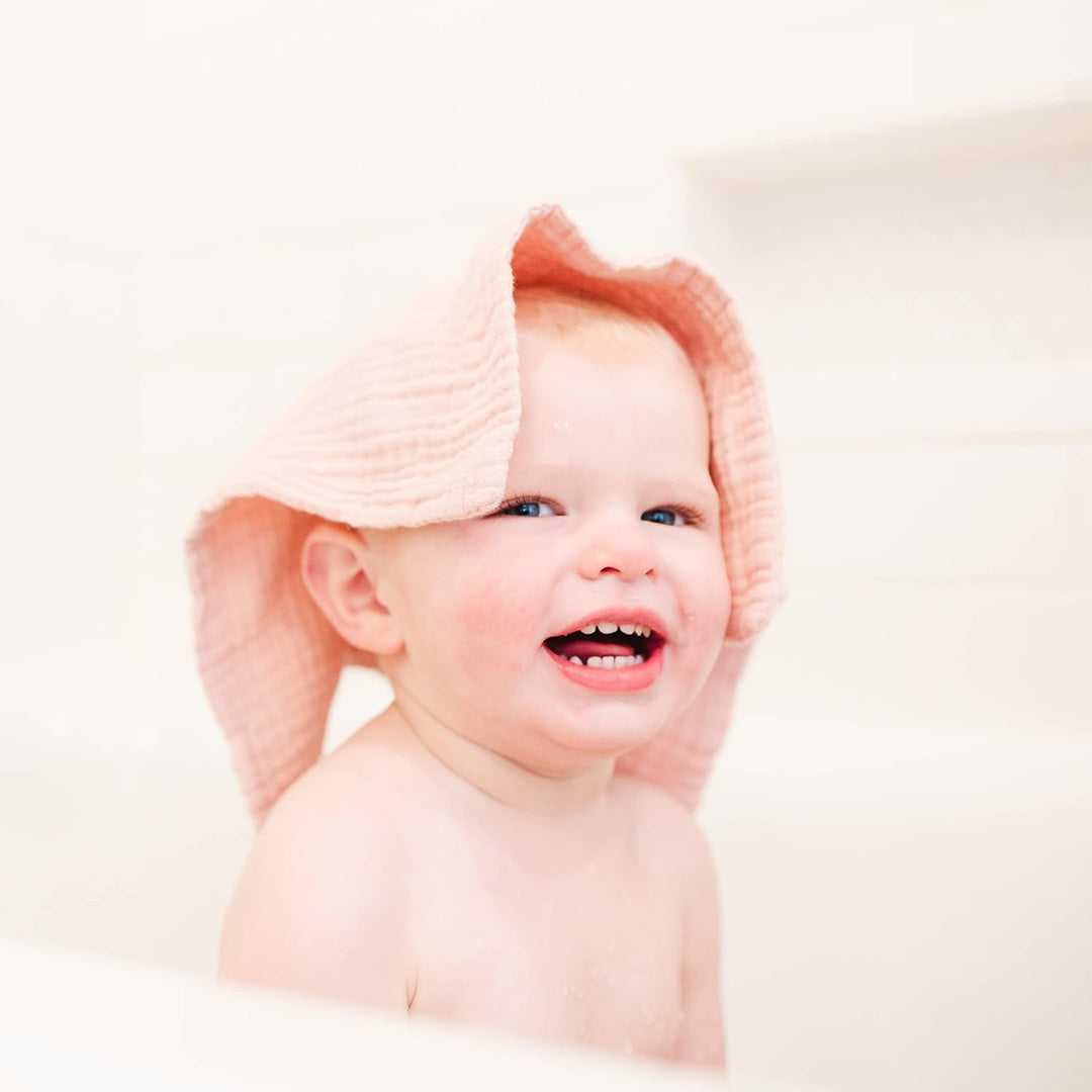 Konssy 6 Pack Baby Muslin Washcloths for Unisex 100% Cotton