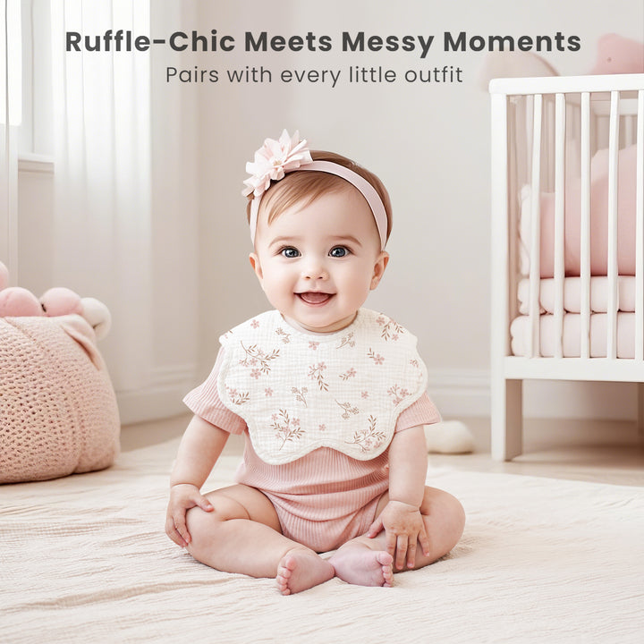 Konssy Muslin Baby Bibs 8 Pack