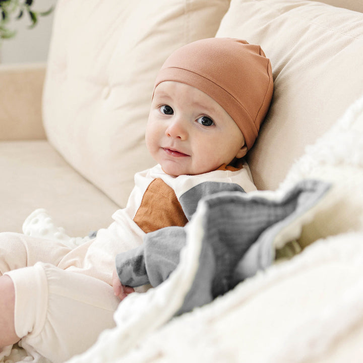 Konssy 6-Pack Baby Beanie Hats for Newborns