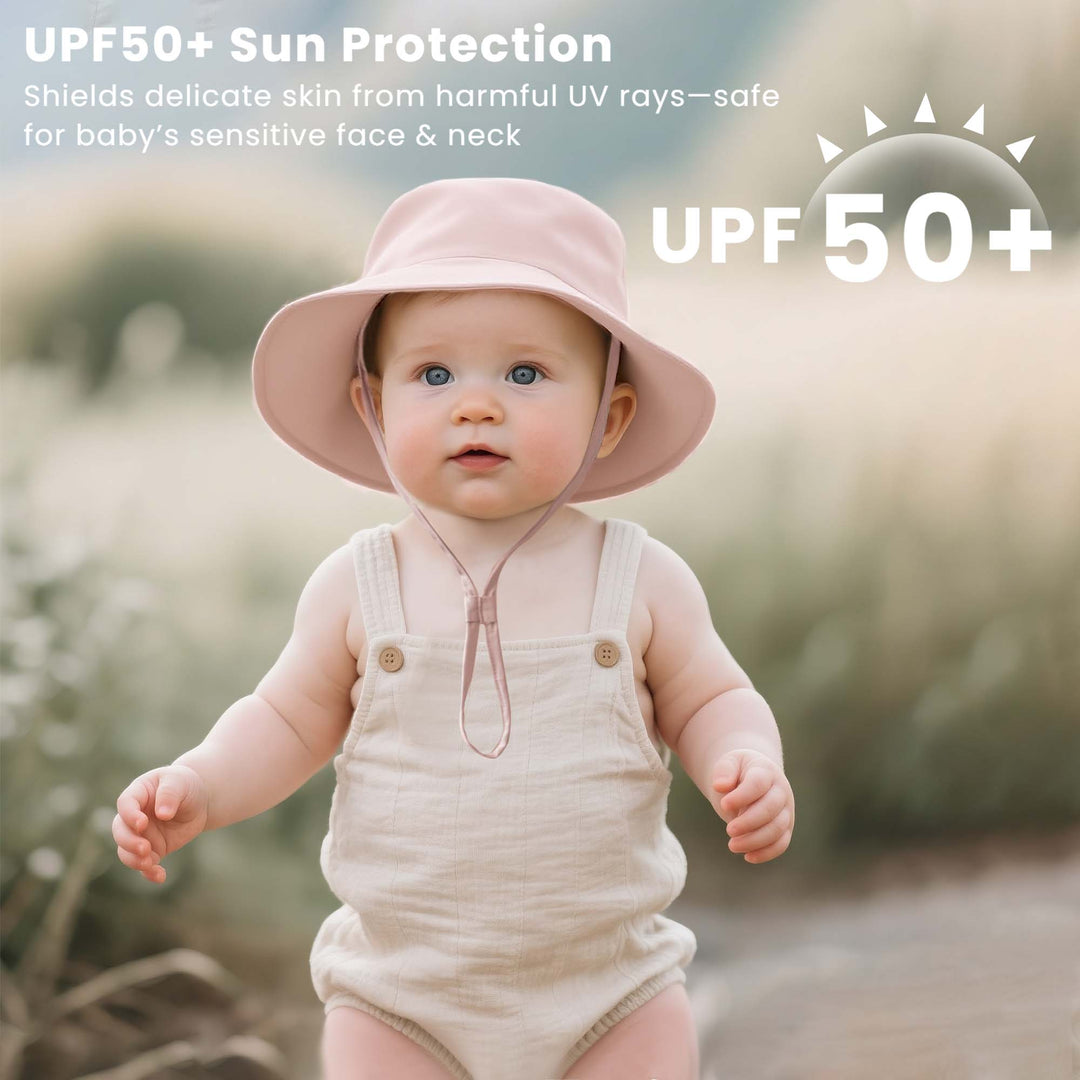 Konssy Baby Sun Hat 2 Pack,