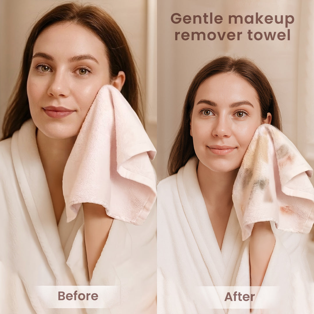 Konssy 100% Cotton Terry Face Wash Cloths