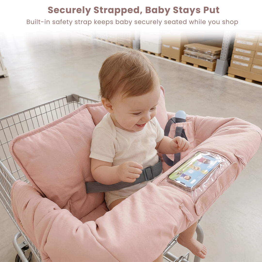 Konssy Cotton Shopping Cart Cover for Baby