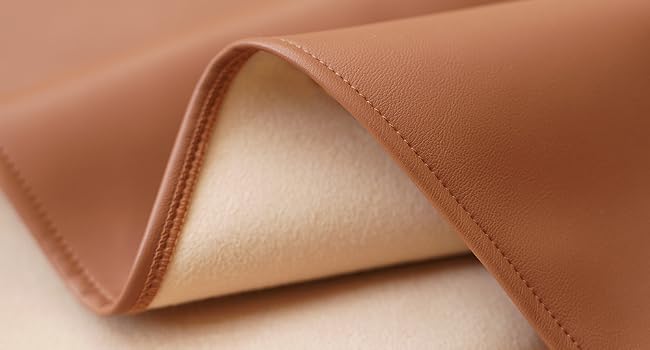 Konssy Faux Leather Waterproof Baby Changing Mat 2 Pack, Regular, 32"x20" - product details 3