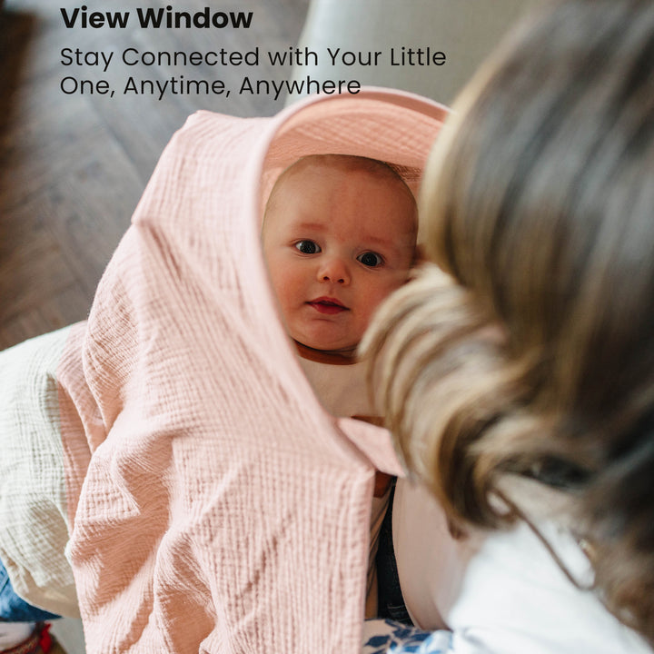 Konssy 2-Pack Muslin Nursing Cover Up for Breastfeeding Moms