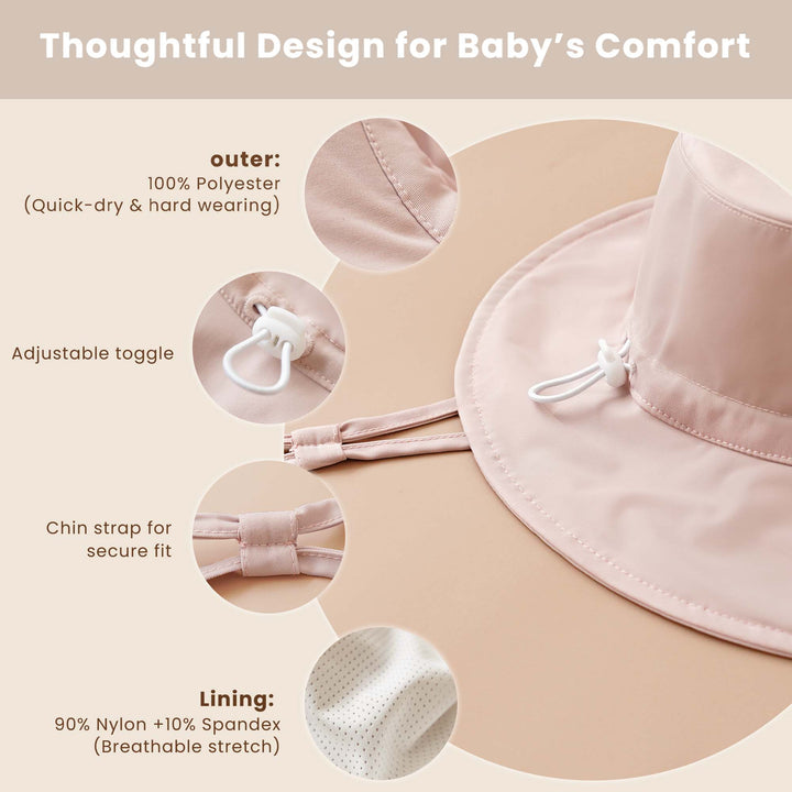 Konssy Baby Sun Hat 2 Pack,