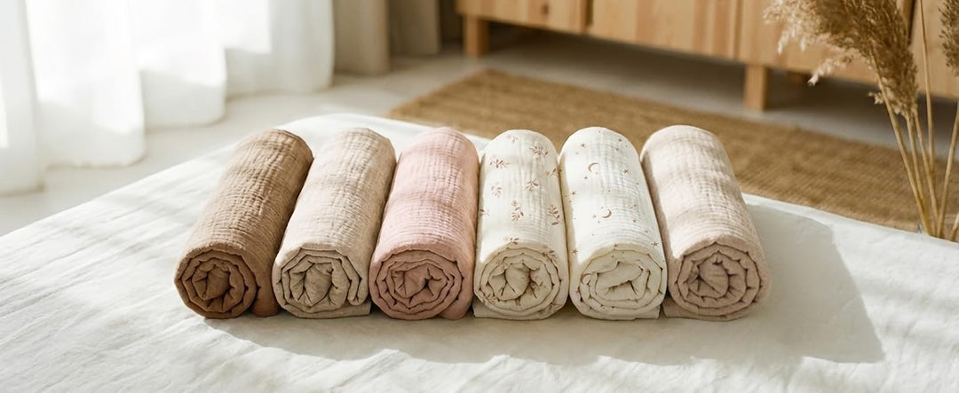 Konssy 2 Pack Muslin Baby Lounger Covers, Covers Only, 30.7" x 20" - product details 10