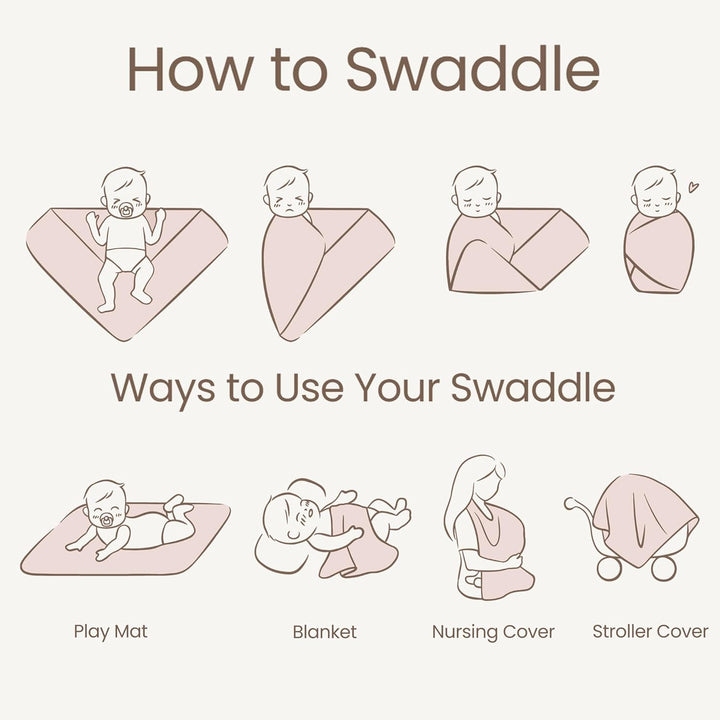 Swaddle Blankets 2 Pack