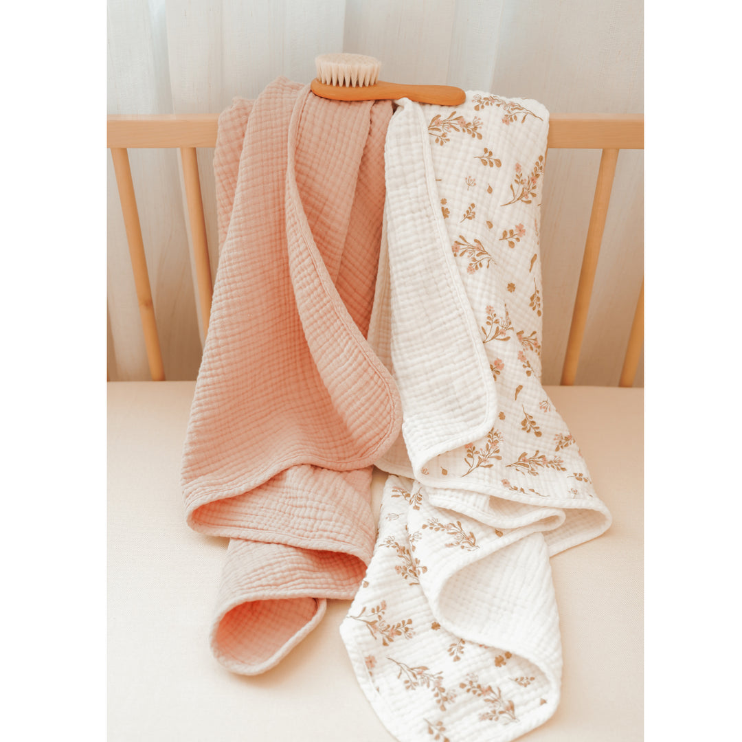 Muslin Hooded Baby Towels 2 Pack