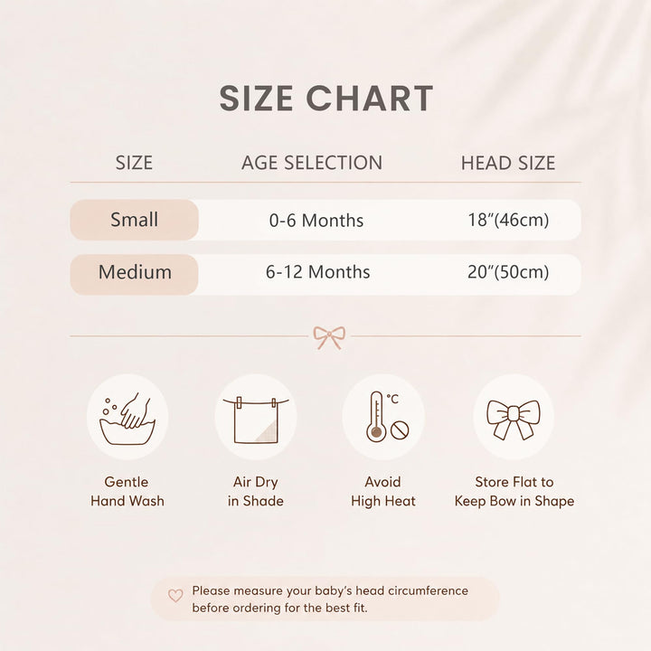Konssy 2-Pack Muslin Baby Sun Hats for Girls with Bows, UPF 50+ - Soft Blooms Taupe - image 7