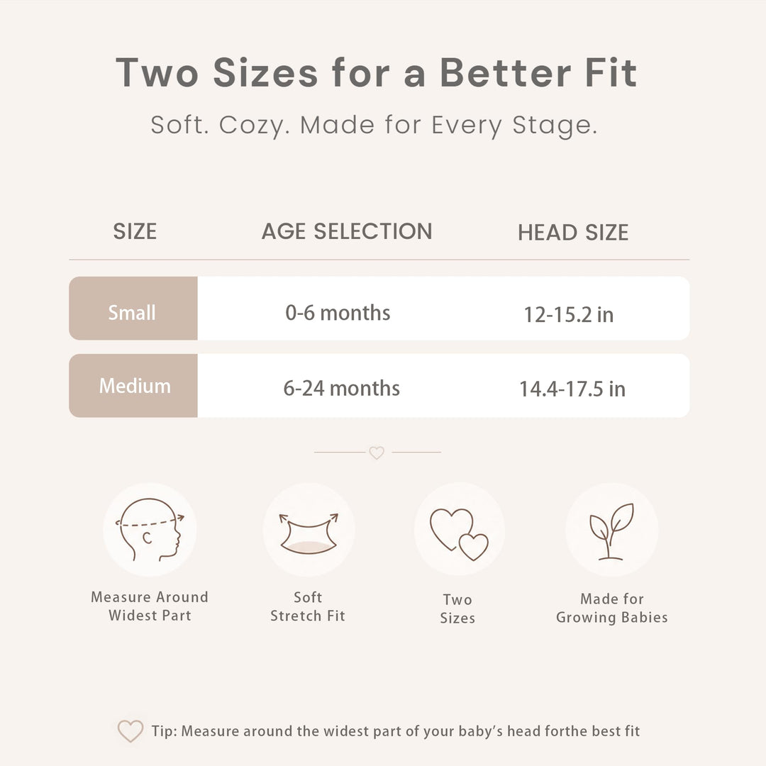 Konssy 6 Pack Baby Beanie Hats for Newborn Infant Girls Boys, 0-6 Months - Xiao-Yuanmao-3Dai-Tuo-Xin - image 6