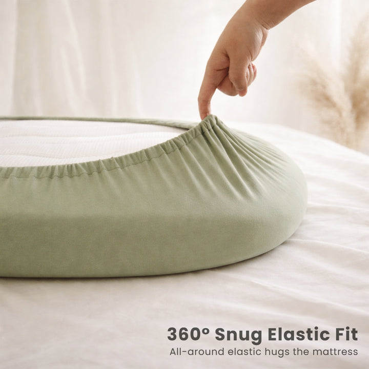 Konssy Silky Soft Bassinet Sheets 3 Pack