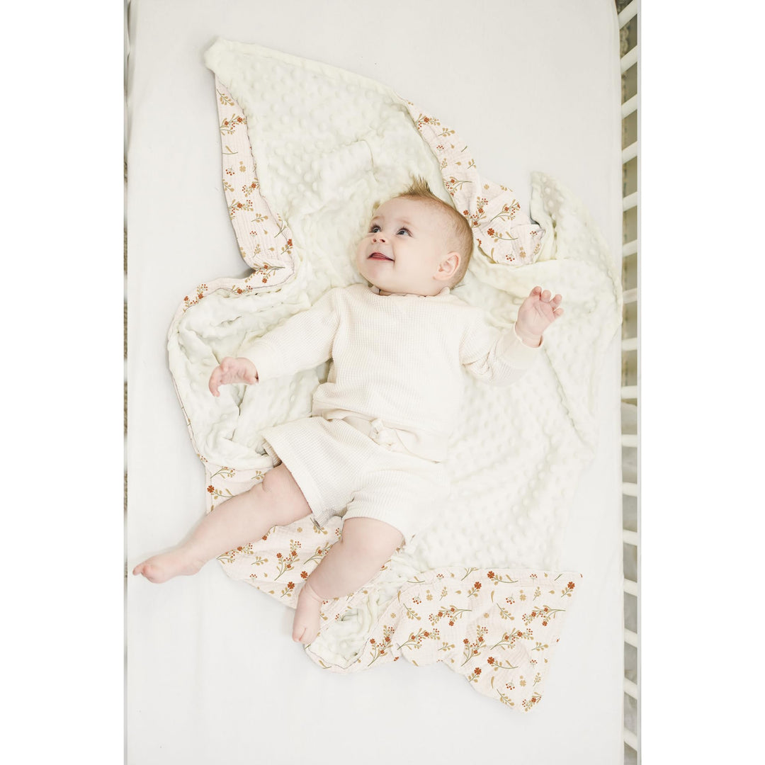 Konssy Soft Muslin Baby Blanket for Unisex Boys & Girls, 30 x 40 Inch - Posy - image 4