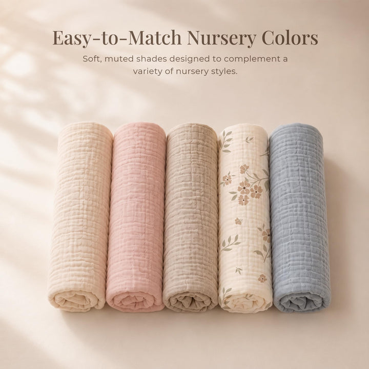 Konssy Muslin Nursing Pillow Covers, Soft Cover for Breastfeeding Pillows - Pink - image 8