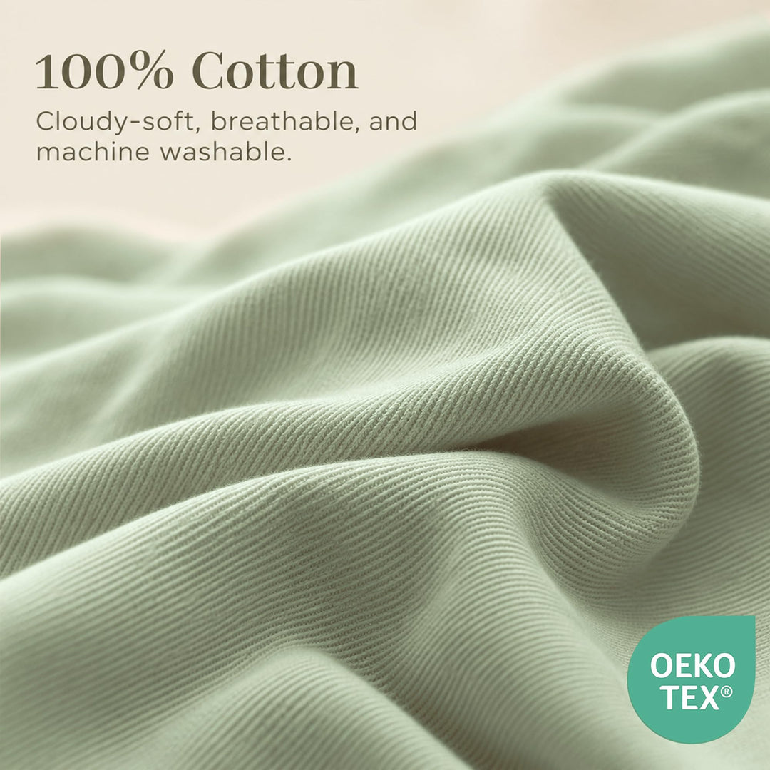 Konssy 100% Cotton Baby Lounger Cover Fits DockATot Deluxe+, Cover Only - Woodland - image 3